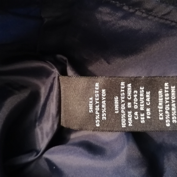 Checkered blue full skirt - Picture 4 of 6